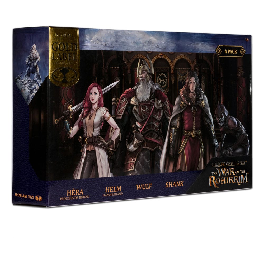 Der Herr der Ringe: Die Schlacht der Rohirrim Actionfiguren 4er-Pack 10 cm