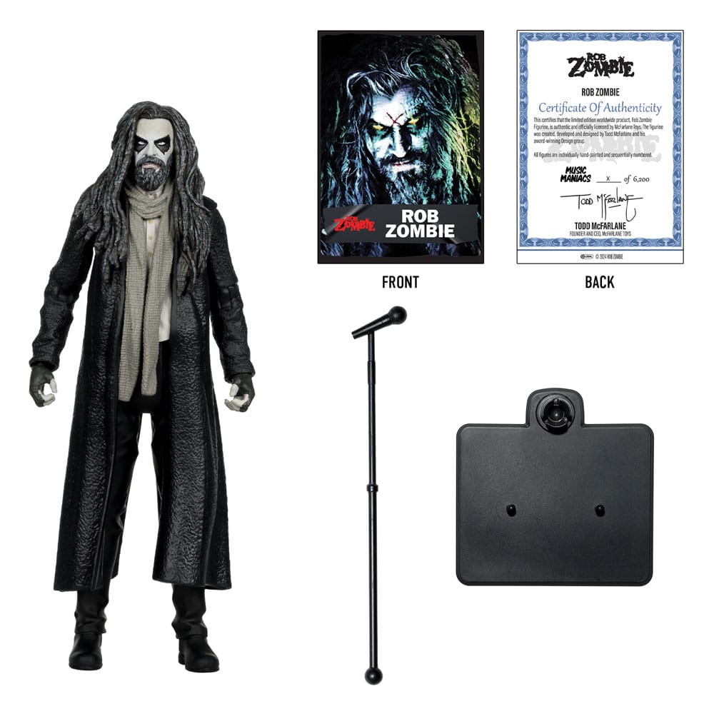 Metal Music Maniacs Actionfigur Wave 2 Rob Zombie 15 cm