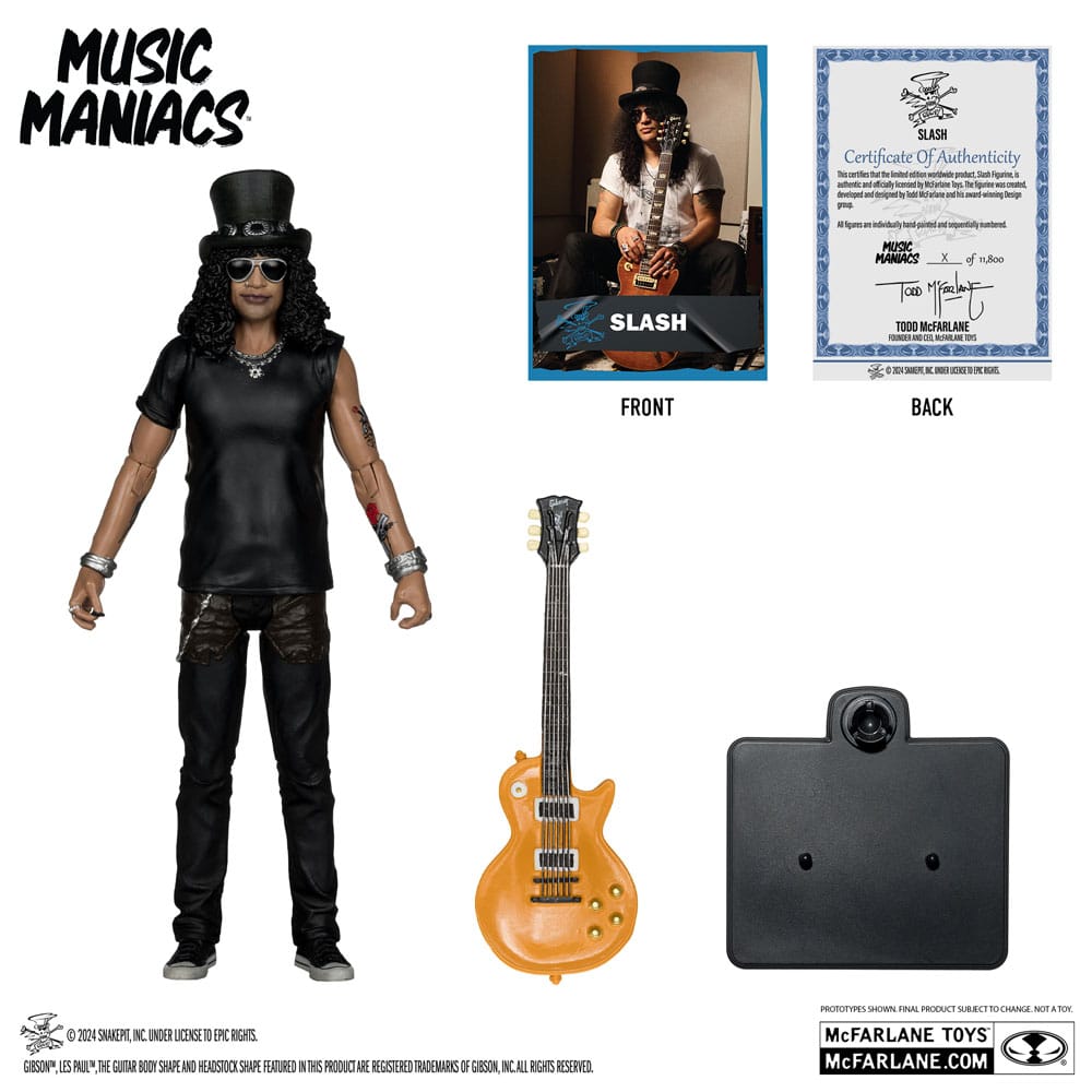 Music Maniacs Rock Actionfigur Slash 15 cm