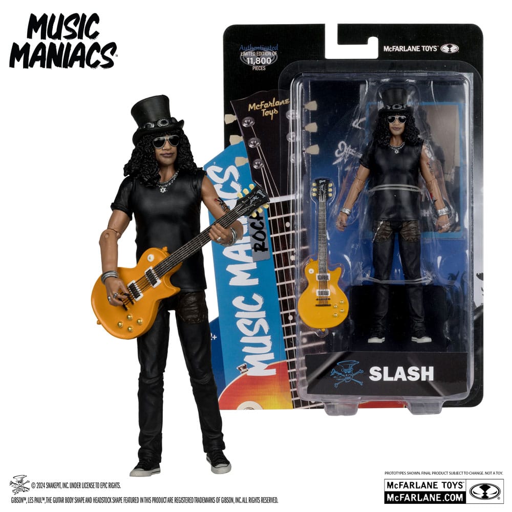 Music Maniacs Rock Actionfigur Slash 15 cm