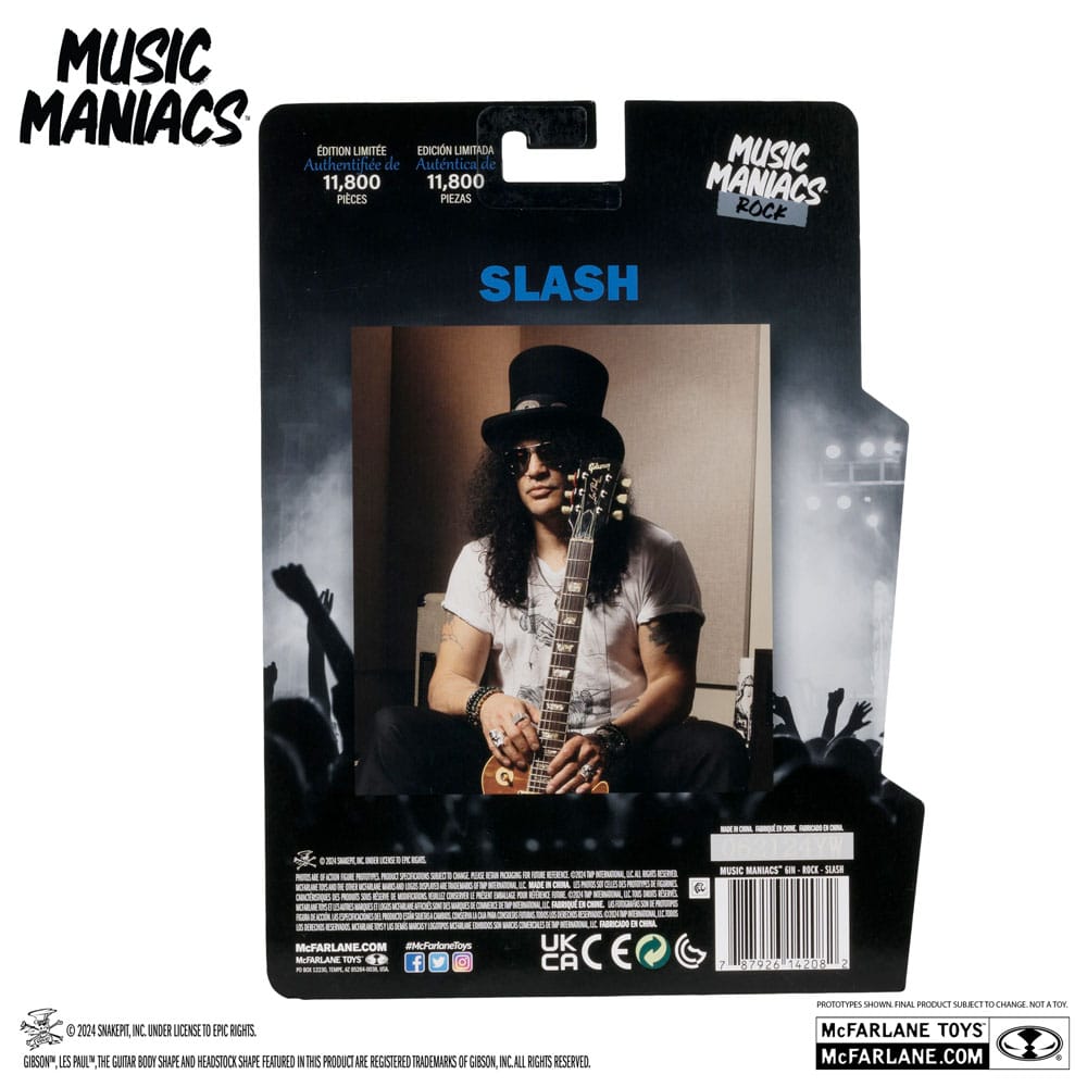 Music Maniacs Rock Actionfigur Slash 15 cm