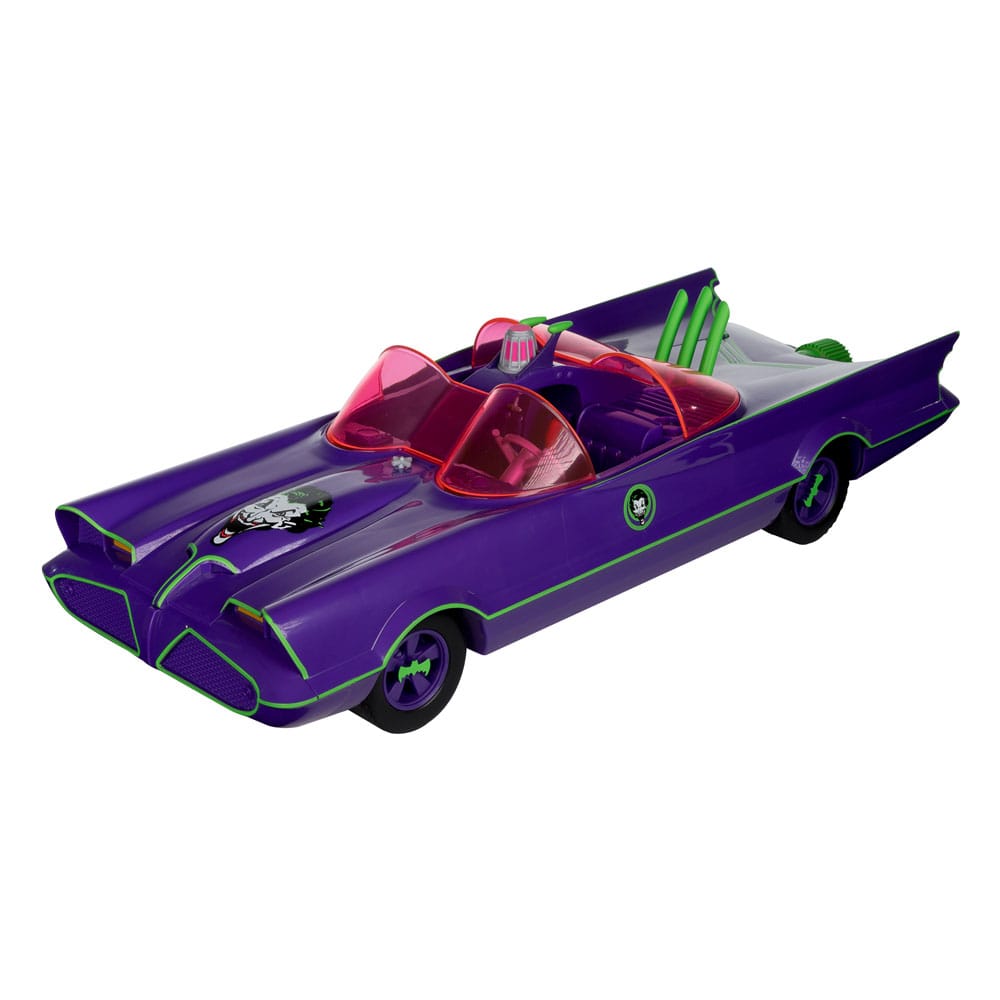 DC Retro Actionfigur und Fahrzeug Batman 66 Batmobil with Joker (Gold Label)
