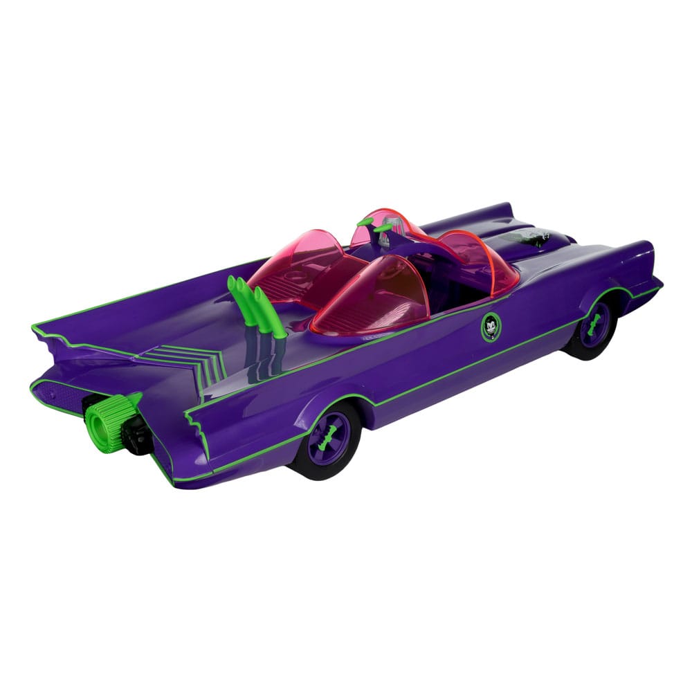 DC Retro Actionfigur und Fahrzeug Batman 66 Batmobil with Joker (Gold Label)
