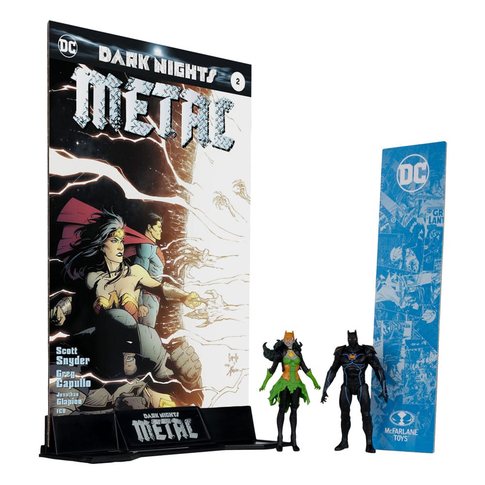 DC Direct Page Punchers Actionfiguren 2er-Pack Batman of Earth-44 & Batman of Earth-11 (Dark Nights: Metal) 8 cm