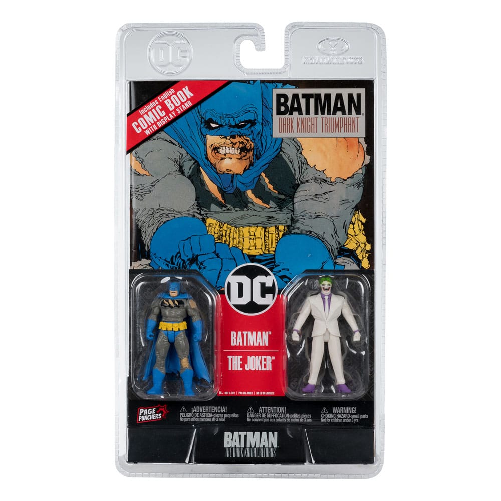 DC Direct Page Punchers Actionfiguren 2er-Pack Batman & The Joker (Batman: The Dark Knight Returns) 8 cm