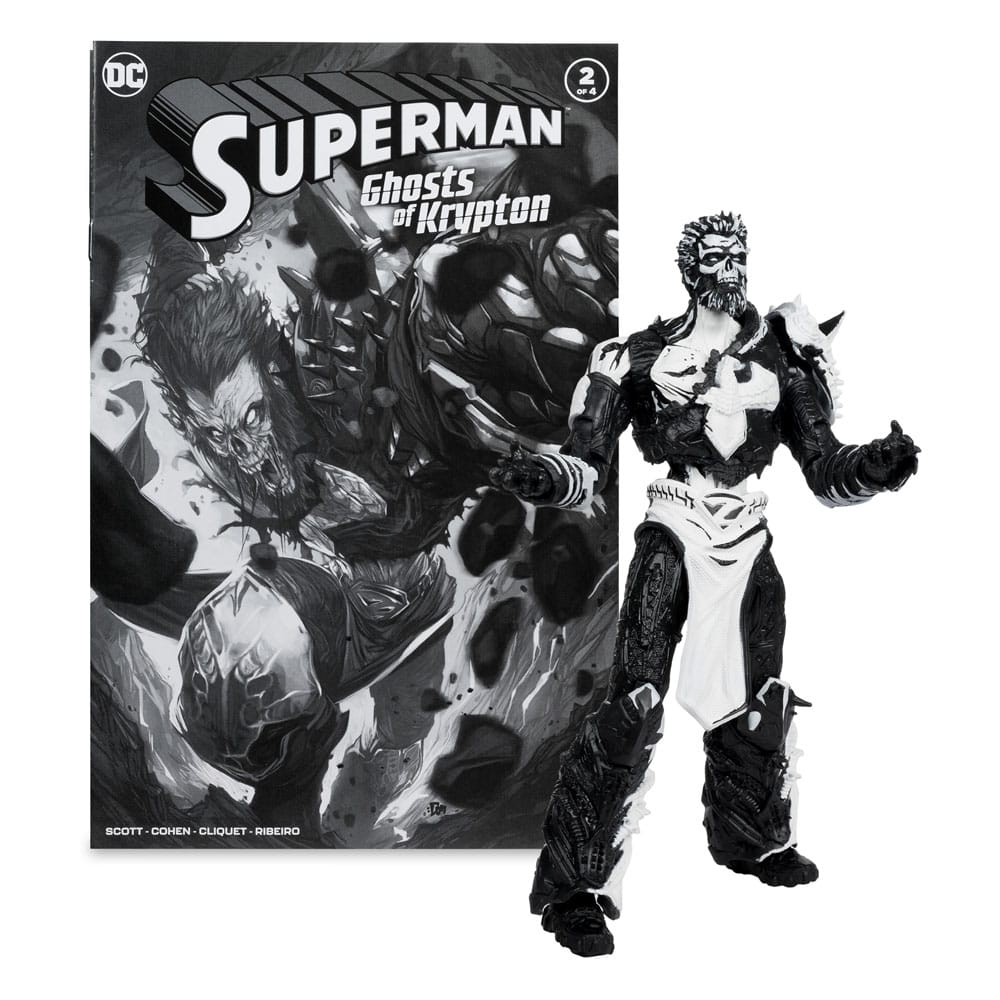 DC Direct Page Punchers Actionfiguren & Comic 4er Pack Superman Series (Sketch Edition) (Gold Label) 18 cm