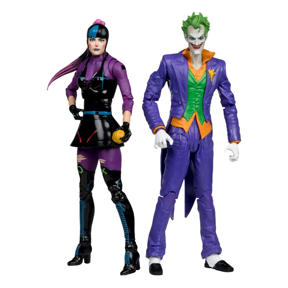 DC Multiverse Actionfiguren 2er-Pack The Joker & Punchline 18 cm