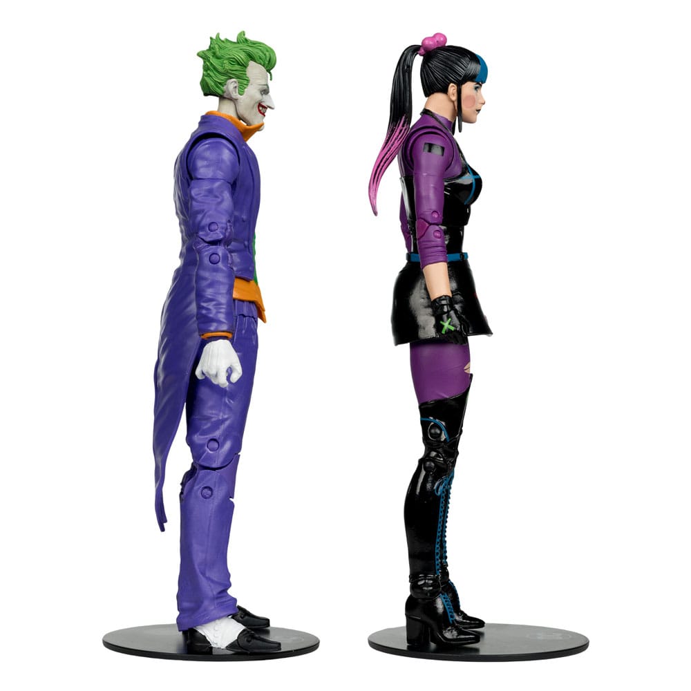 DC Multiverse Actionfiguren 2er-Pack The Joker & Punchline 18 cm