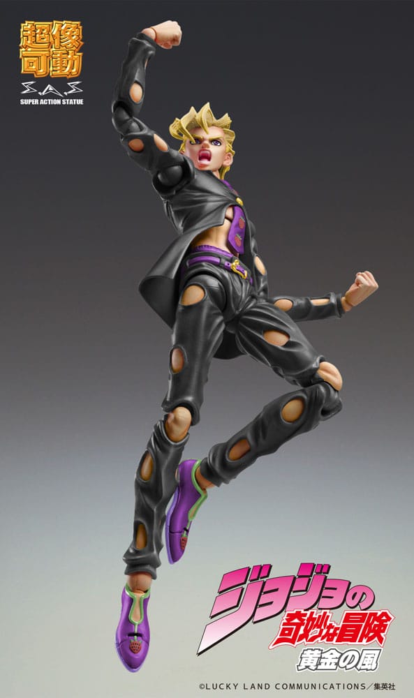 JoJo's Bizarre Adventure Part 5: Golden Wind Actionfigur Chozokado (Pannacotta Fugo Ver. Black) 15 cm