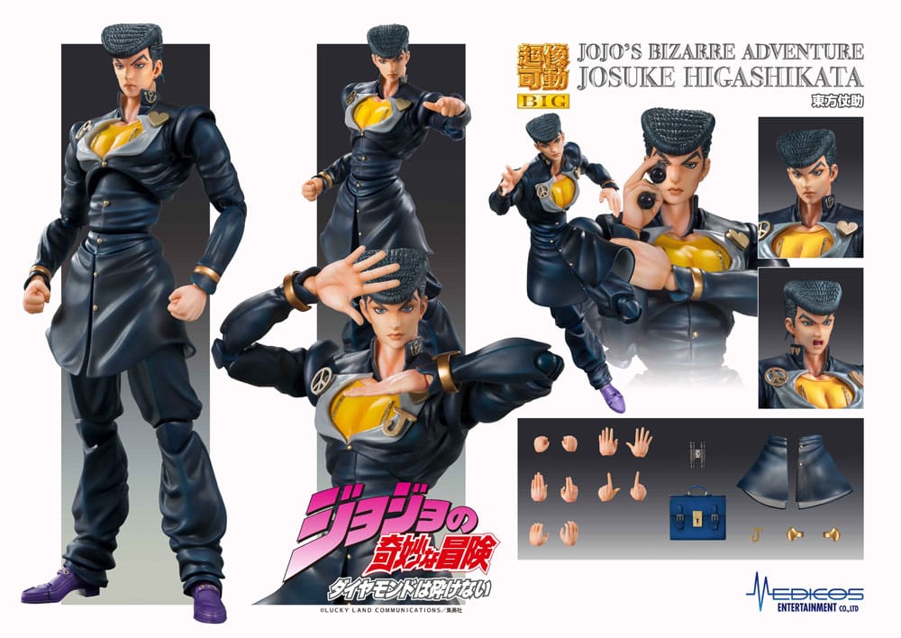JoJo's Bizarre Adventure Part4 Super Action Actionfigur Chozokado Big (Josuke Higashikata) 22 cm