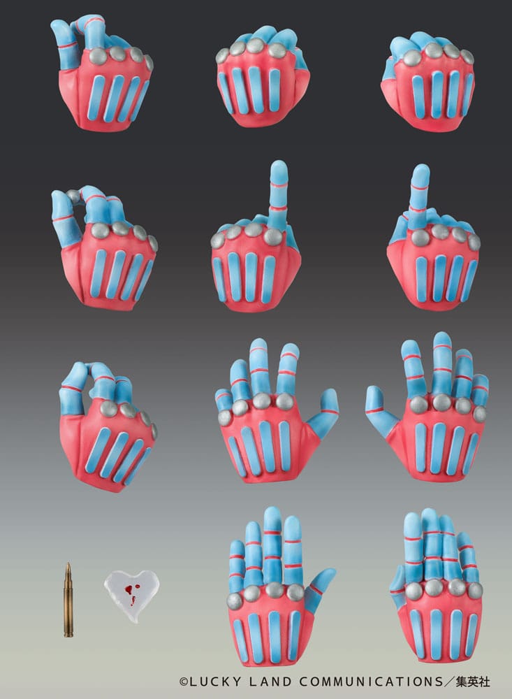 JoJo's Bizarre Adventure Part4 Super Action Actionfigur Chozokado Big (Crazy Diamond) 22 cm