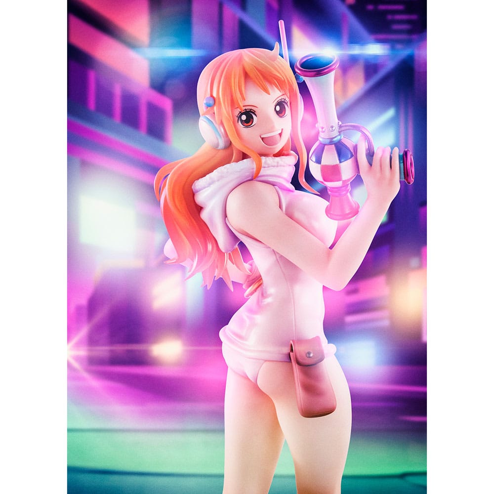 One Piece Portrait Of Pirates PVC Statue Nami Evolutionary History 25 cm