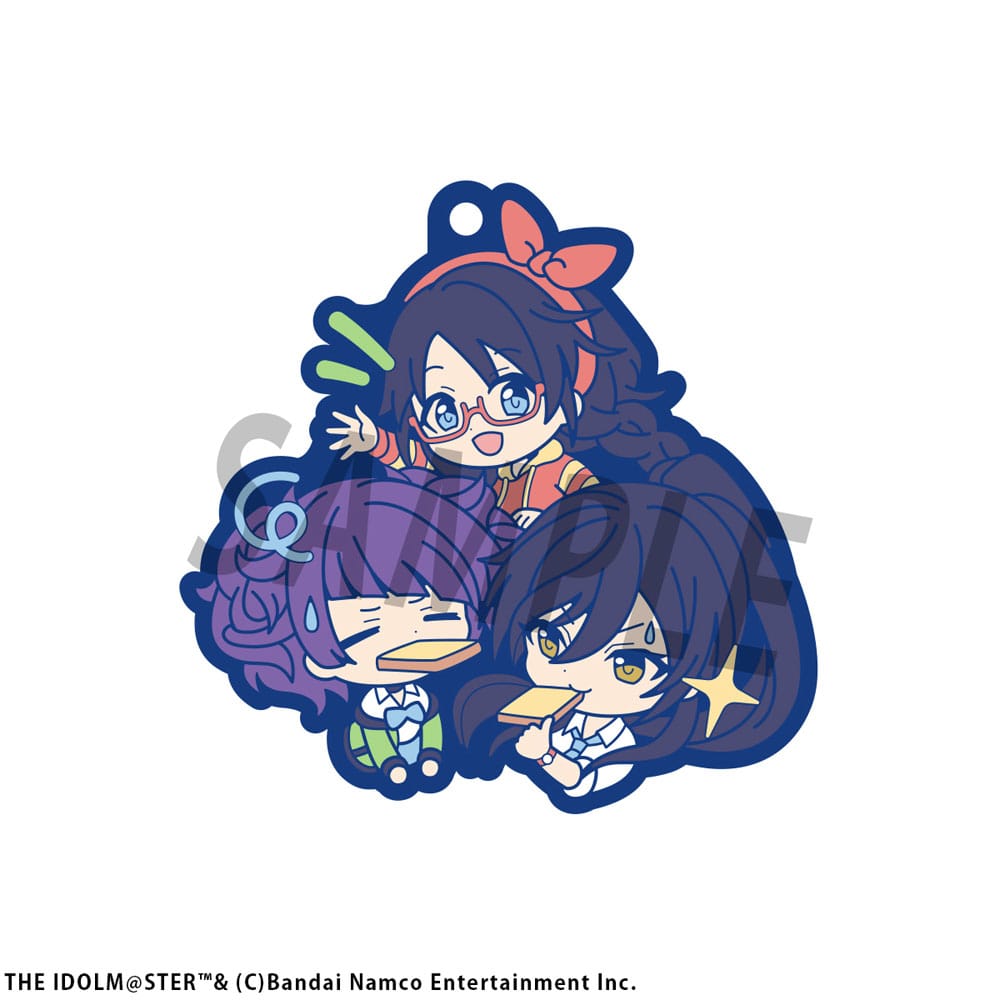 The Idolmaster Shiny Colors Gummi-Anhänger Vol. 2 6 cm Sortiment Buddy Collection (6)