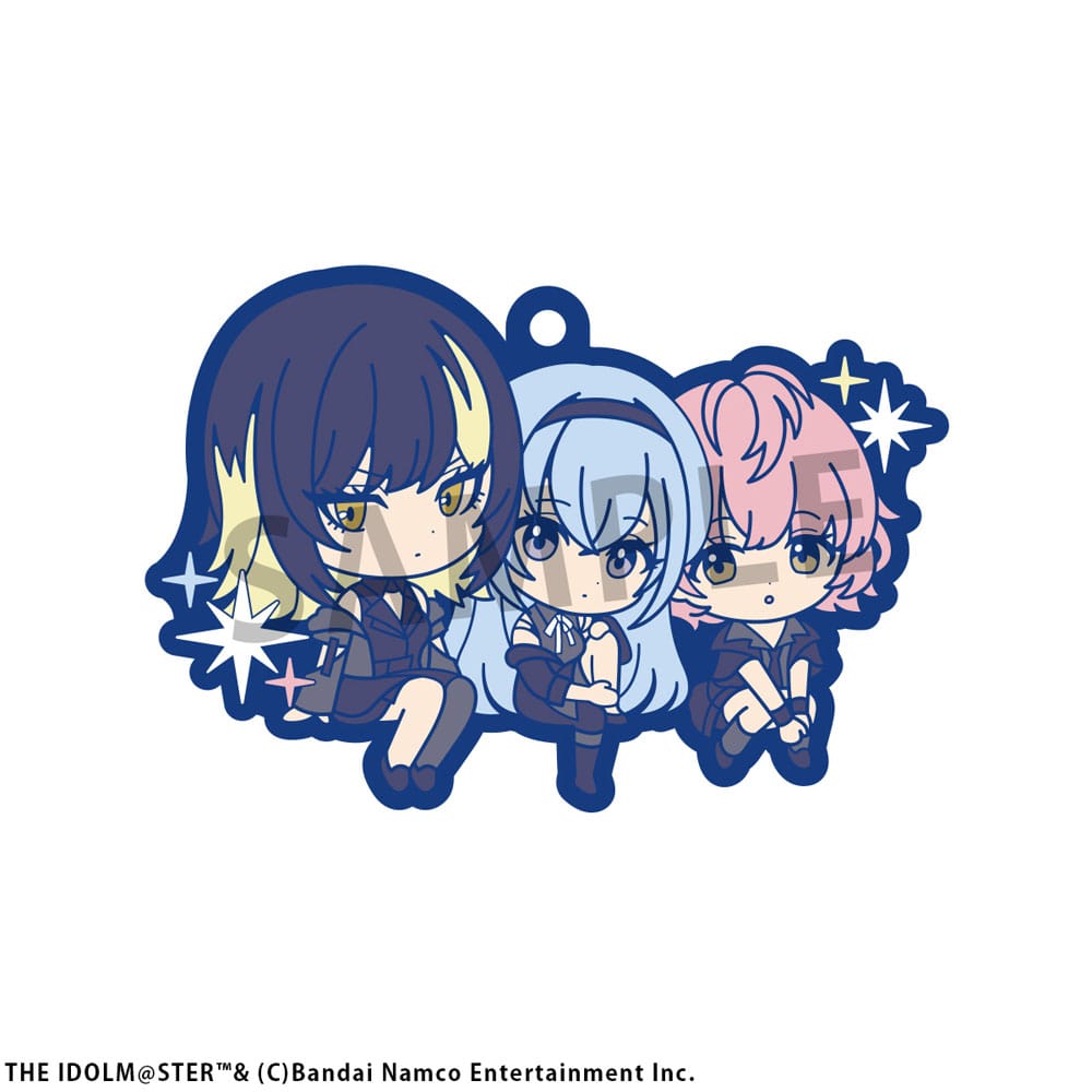 The Idolmaster Shiny Colors Gummi-Anhänger Vol. 2 6 cm Sortiment Buddy Collection (6)