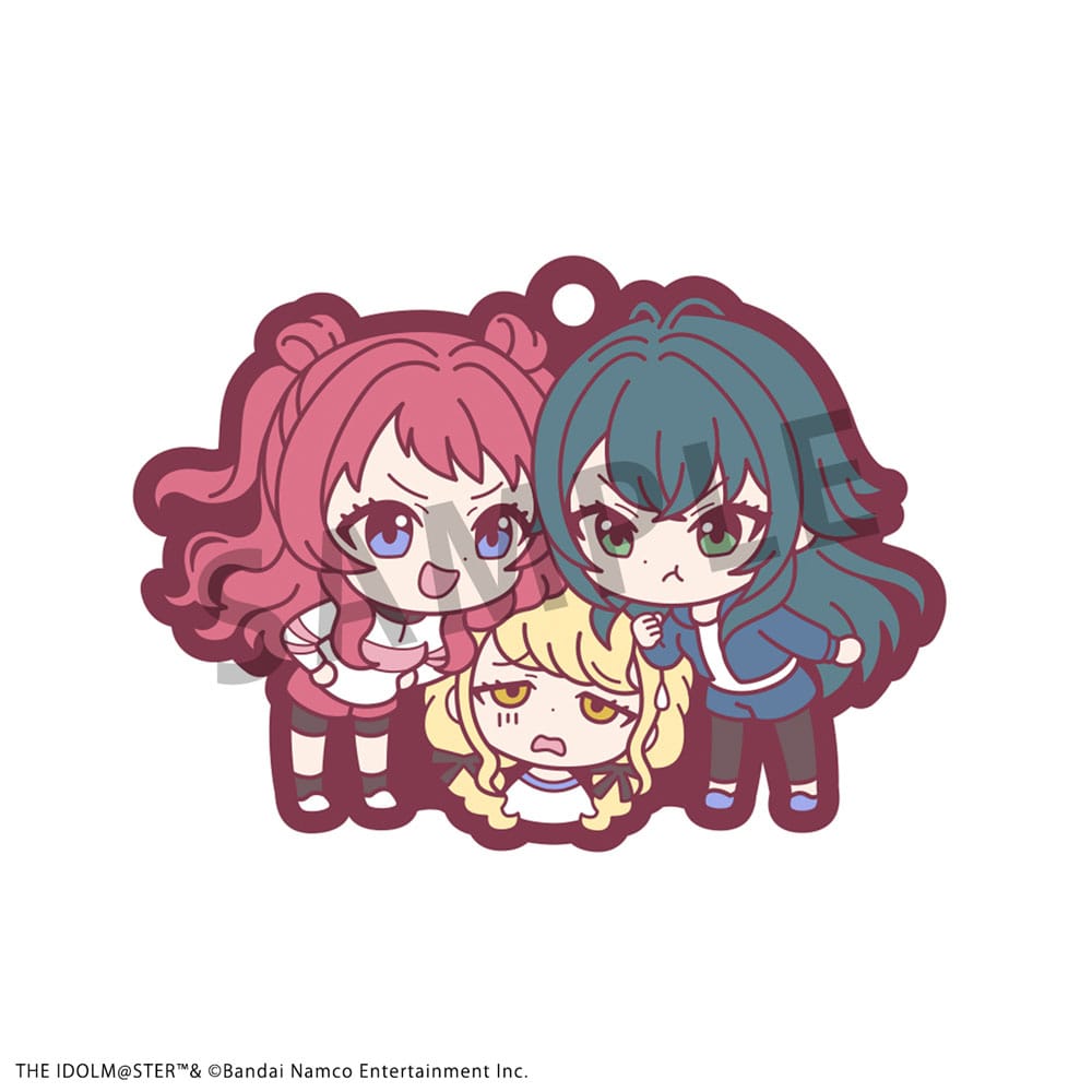 Idolmaster Rubber Mascot Buddycolle Gummi-Anhänger Gakuen 7 cm Sortiment (6)