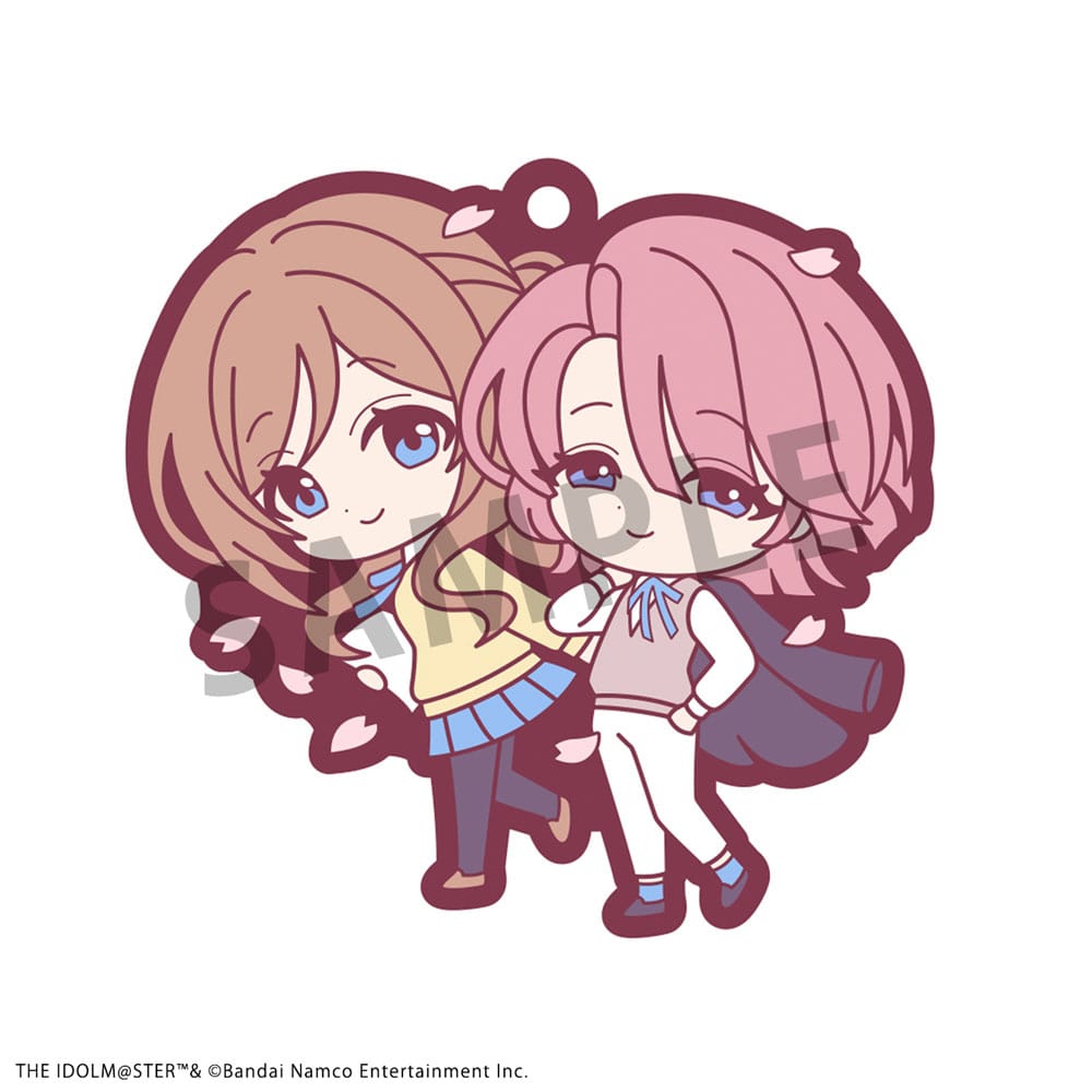 Idolmaster Rubber Mascot Buddycolle Gummi-Anhänger Gakuen 7 cm Sortiment (6)