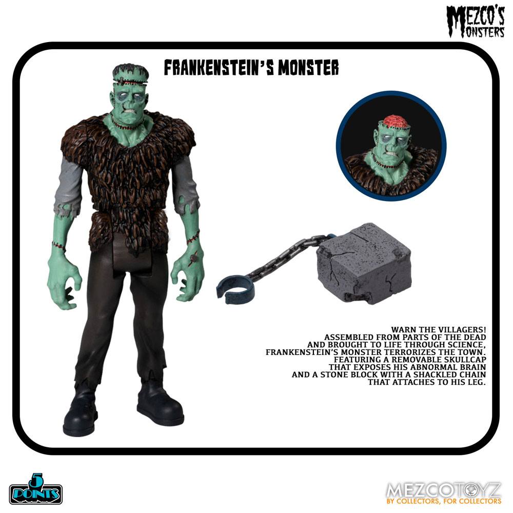 Mezco's Monsters 5 Points Actionfiguren Tower of Fear Deluxe Box Set 9 cm