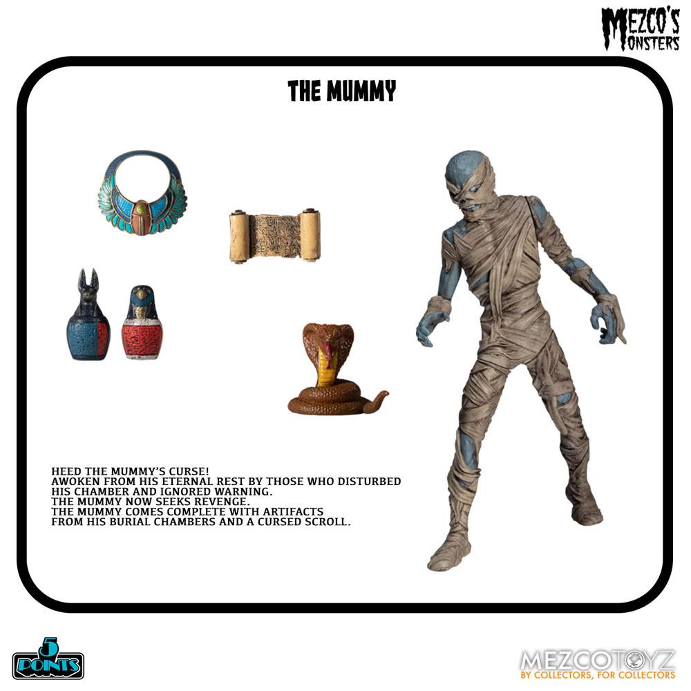 Mezco's Monsters 5 Points Actionfiguren Tower of Fear Deluxe Box Set 9 cm