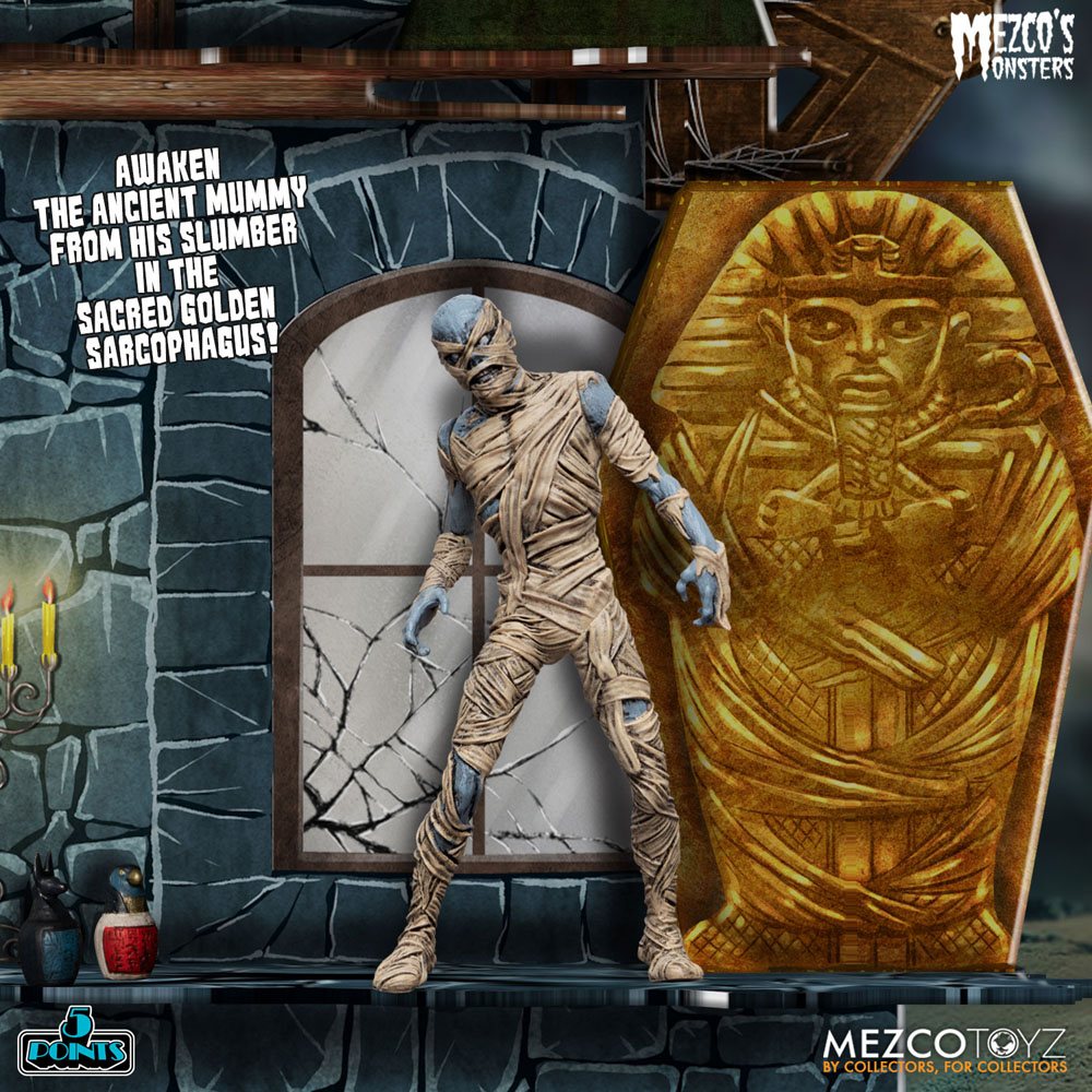 Mezco's Monsters 5 Points Actionfiguren Tower of Fear Deluxe Box Set 9 cm