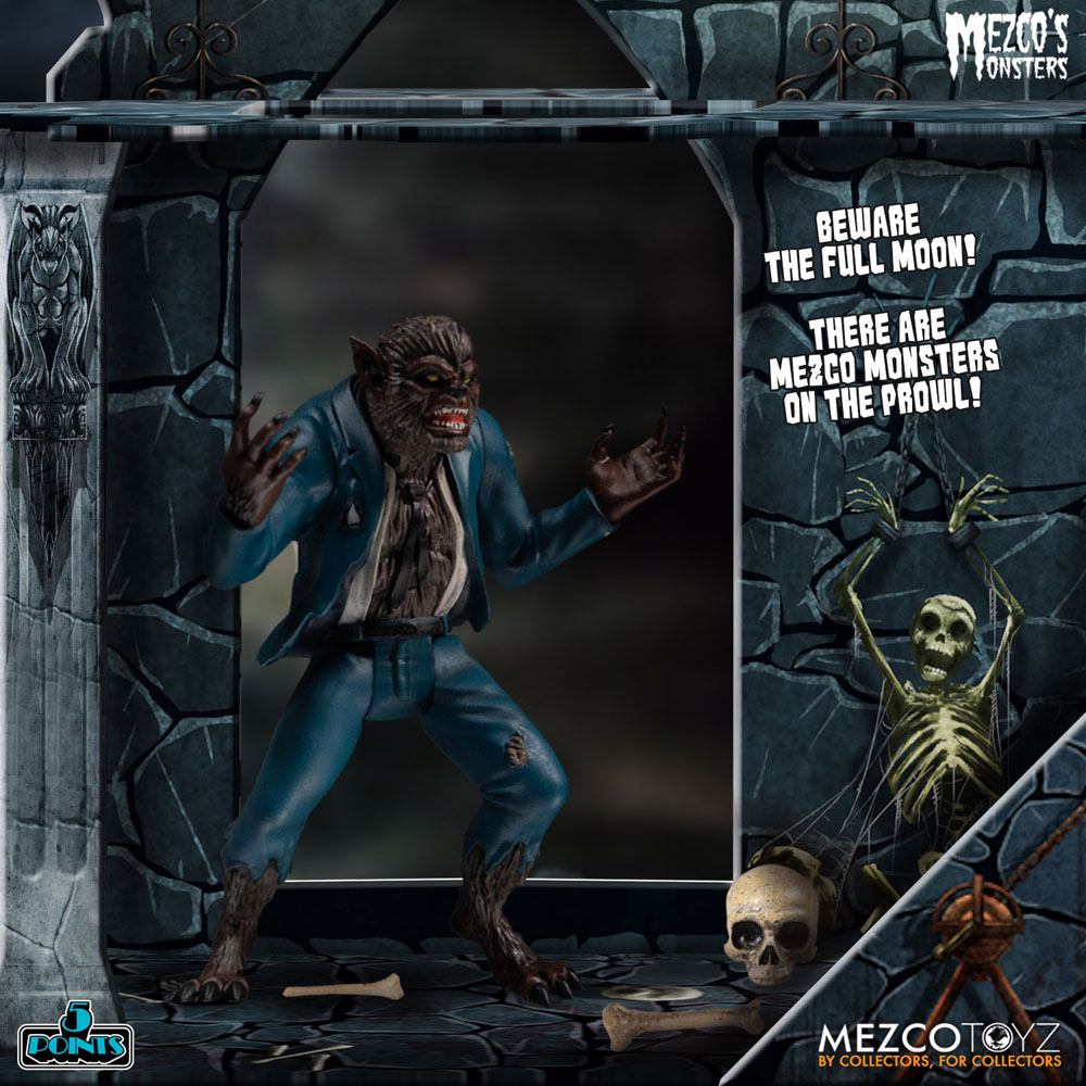 Mezco's Monsters 5 Points Actionfiguren Tower of Fear Deluxe Box Set 9 cm