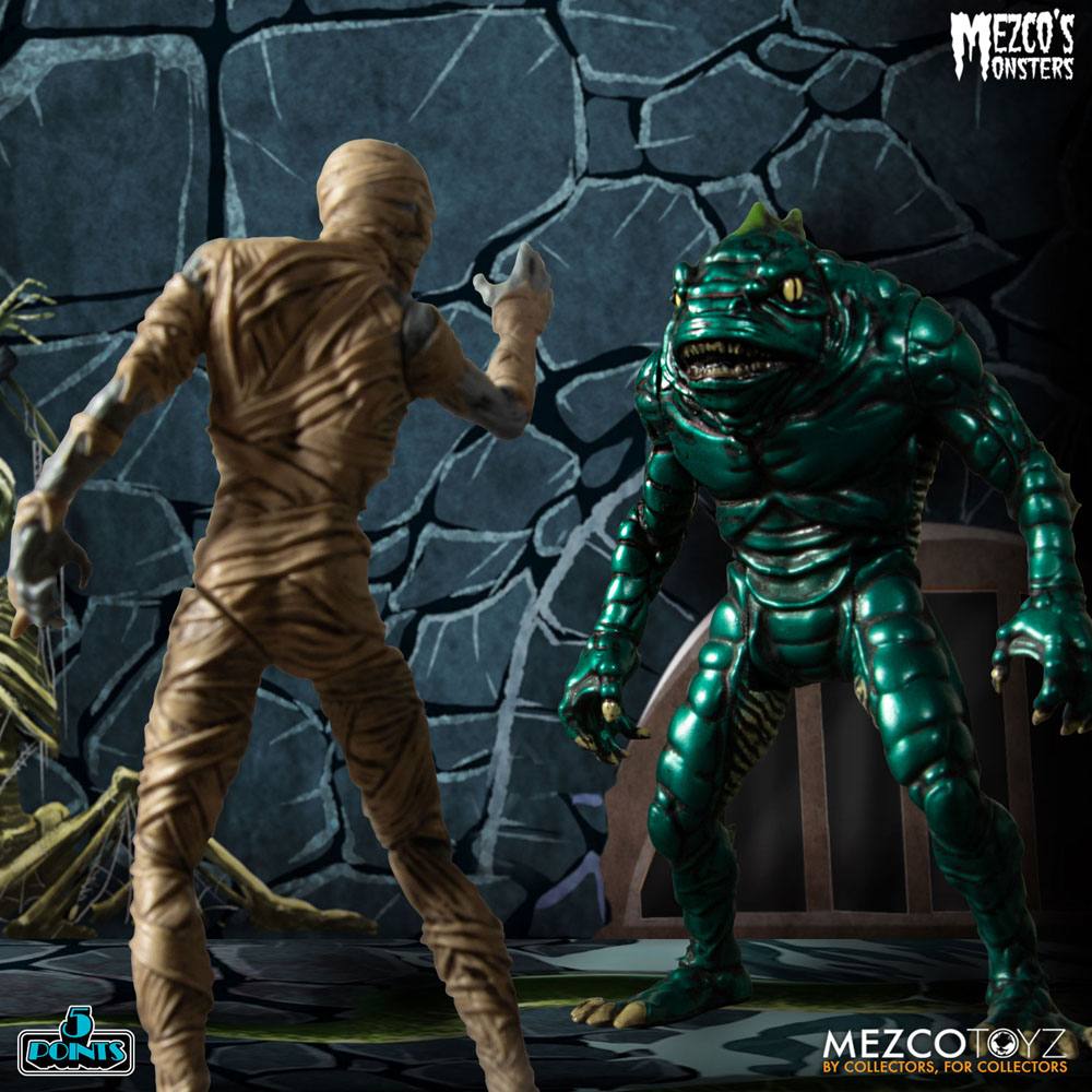 Mezco's Monsters 5 Points Actionfiguren Tower of Fear Deluxe Box Set 9 cm