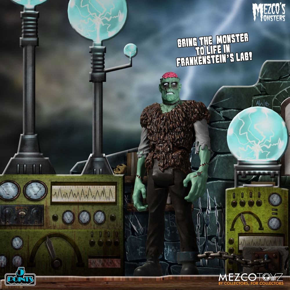 Mezco's Monsters 5 Points Actionfiguren Tower of Fear Deluxe Box Set 9 cm