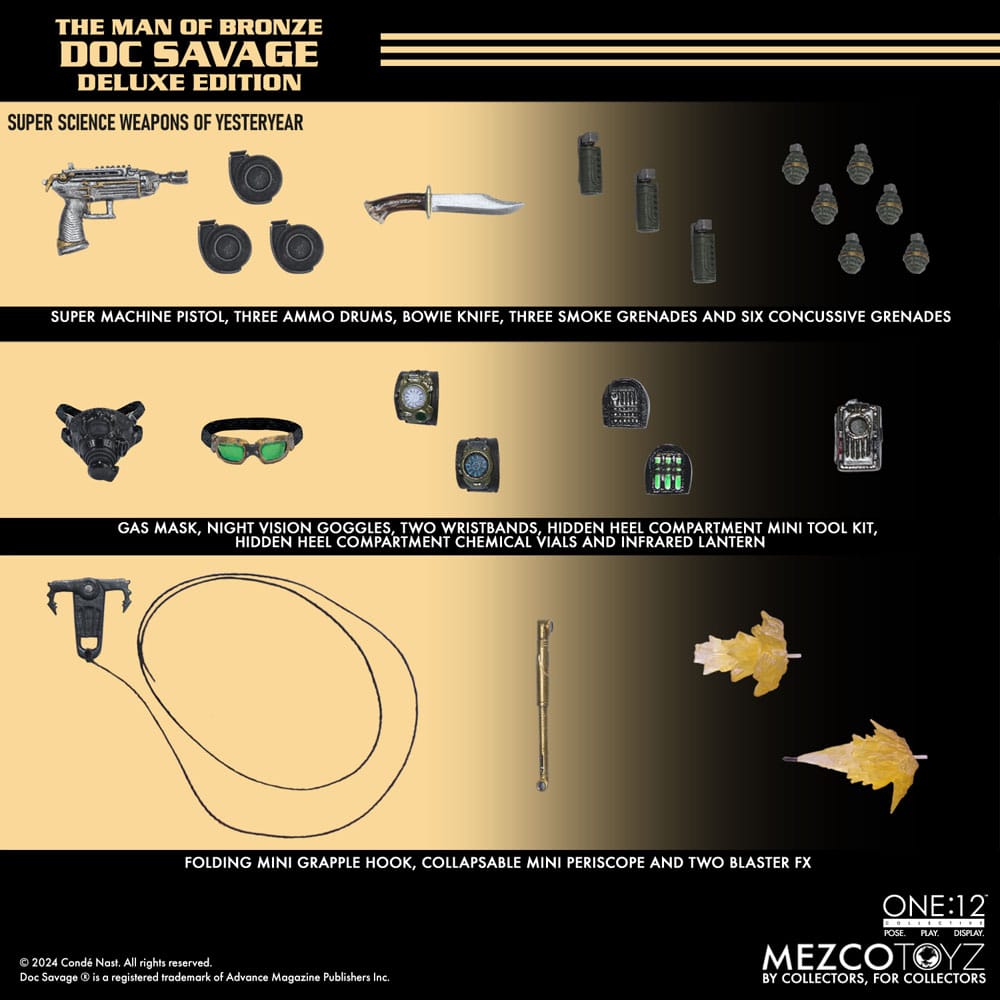 Doc Savage Actionfigur 1/12 Doc Savage Deluxe Edition 18 cm