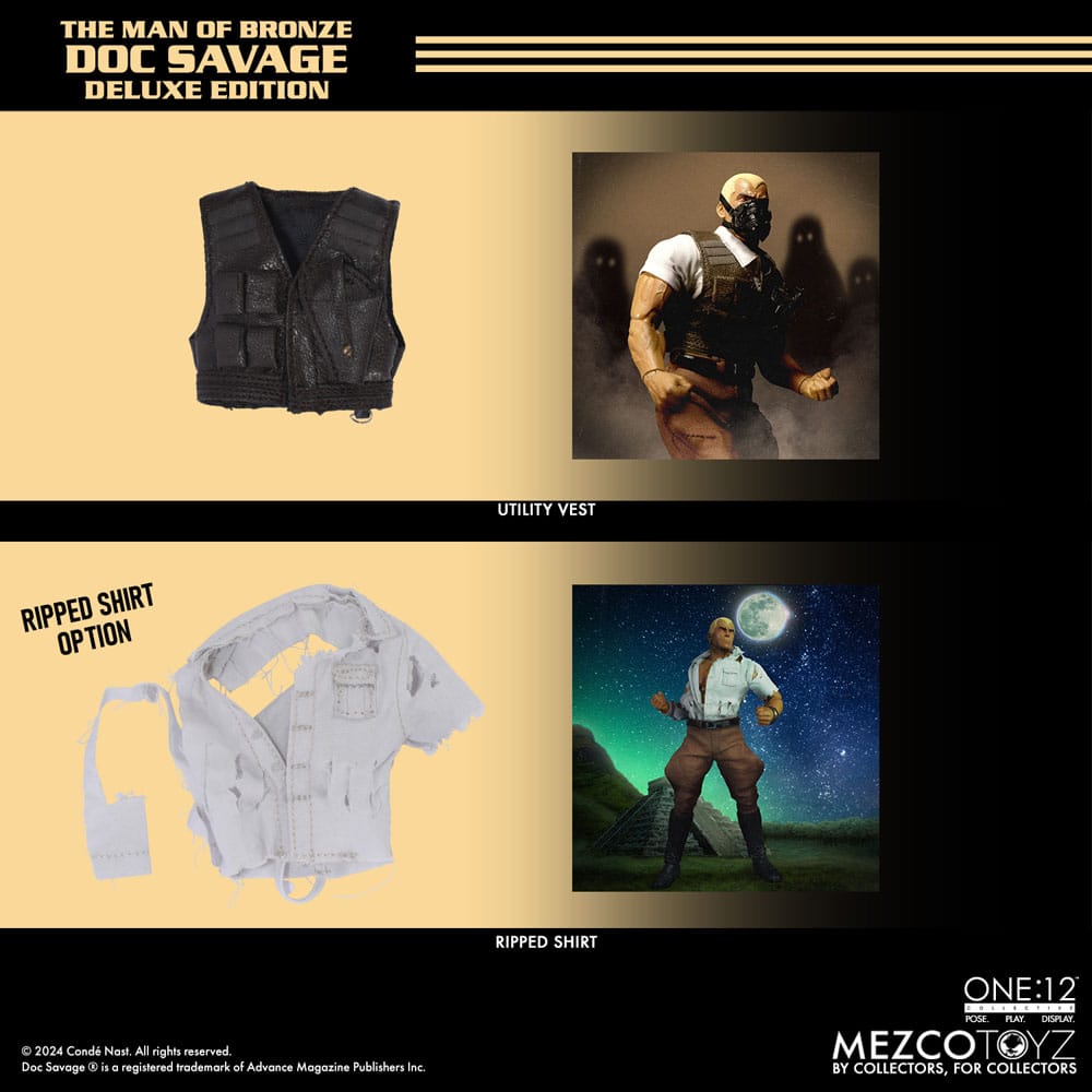 Doc Savage Actionfigur 1/12 Doc Savage Deluxe Edition 18 cm