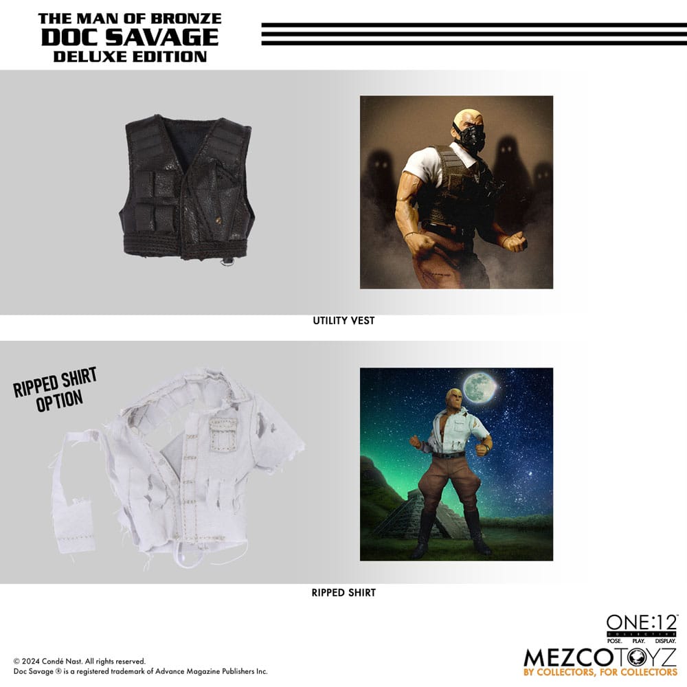 Doc Savage Actionfigur 1/12 Doc Savage Deluxe Edition 18 cm