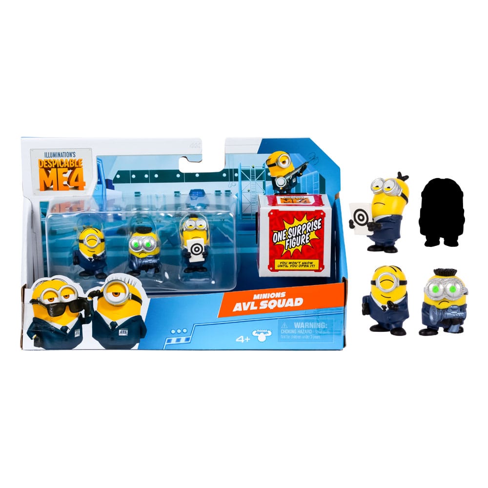 Ich - Einfach Unverbesserlich 4 Mini Figuren 4er-Pack AVL 5 cm