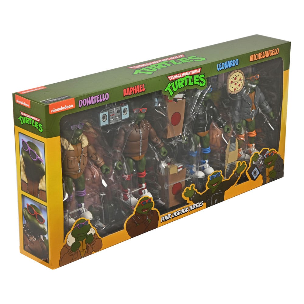 Teenage Mutant Ninja Turtles (Cartoon) Actionfiguren 4er-Pack Punk Turtles 18 cm