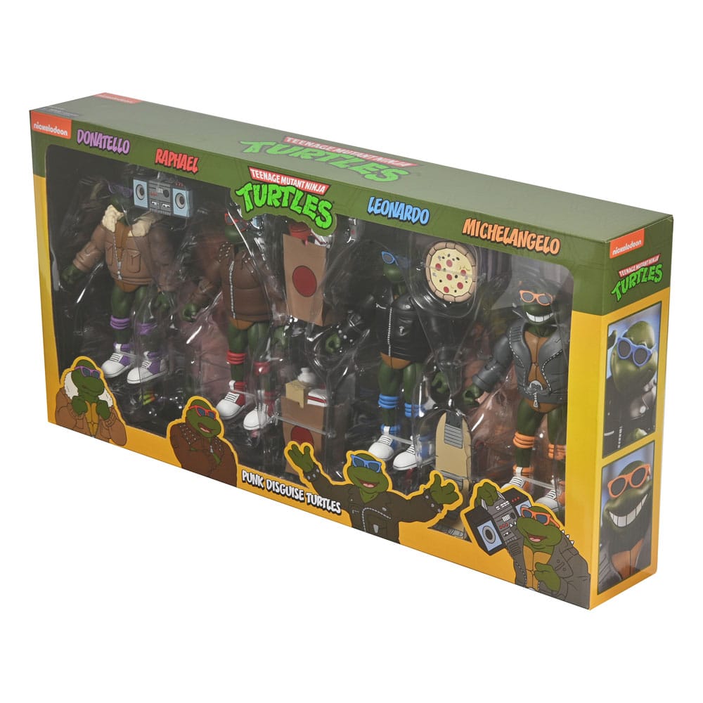 Teenage Mutant Ninja Turtles (Cartoon) Actionfiguren 4er-Pack Punk Turtles 18 cm