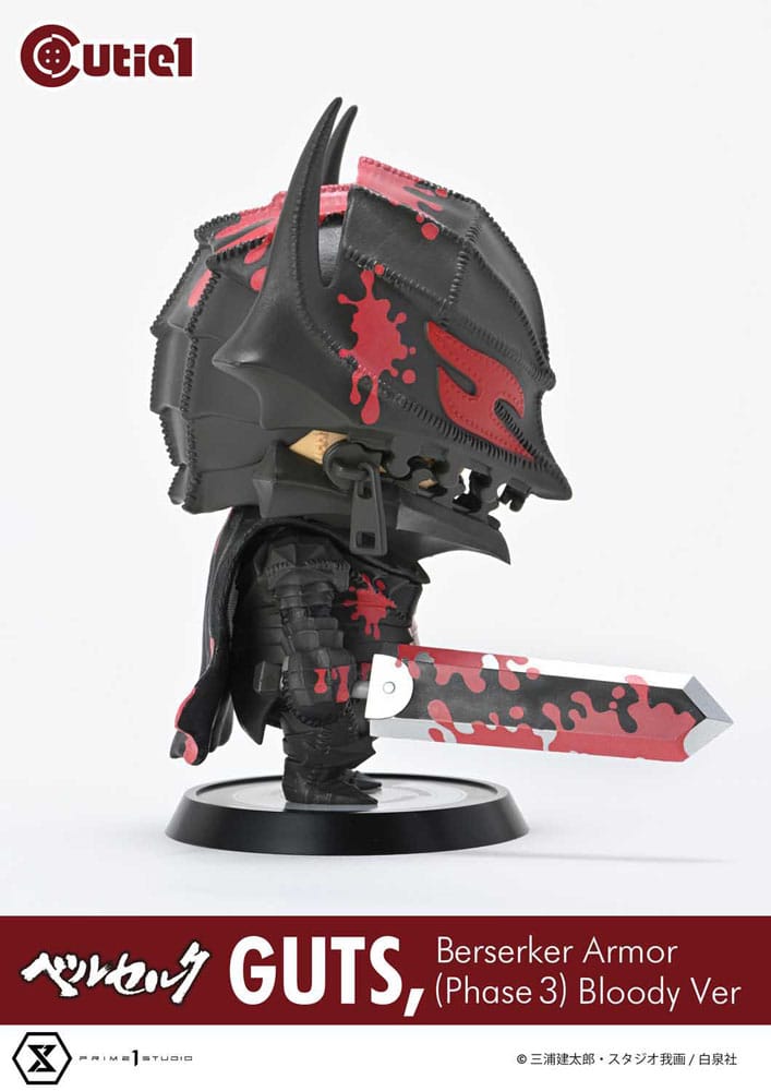 Berserk Cutie1 PVC Figur Guts Berserker Armor (Phase 3) Bloody Ver. 12 cm