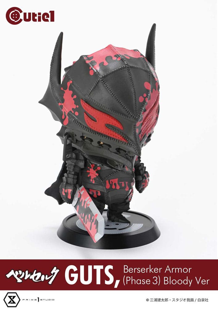 Berserk Cutie1 PVC Figur Guts Berserker Armor (Phase 3) Bloody Ver. 12 cm