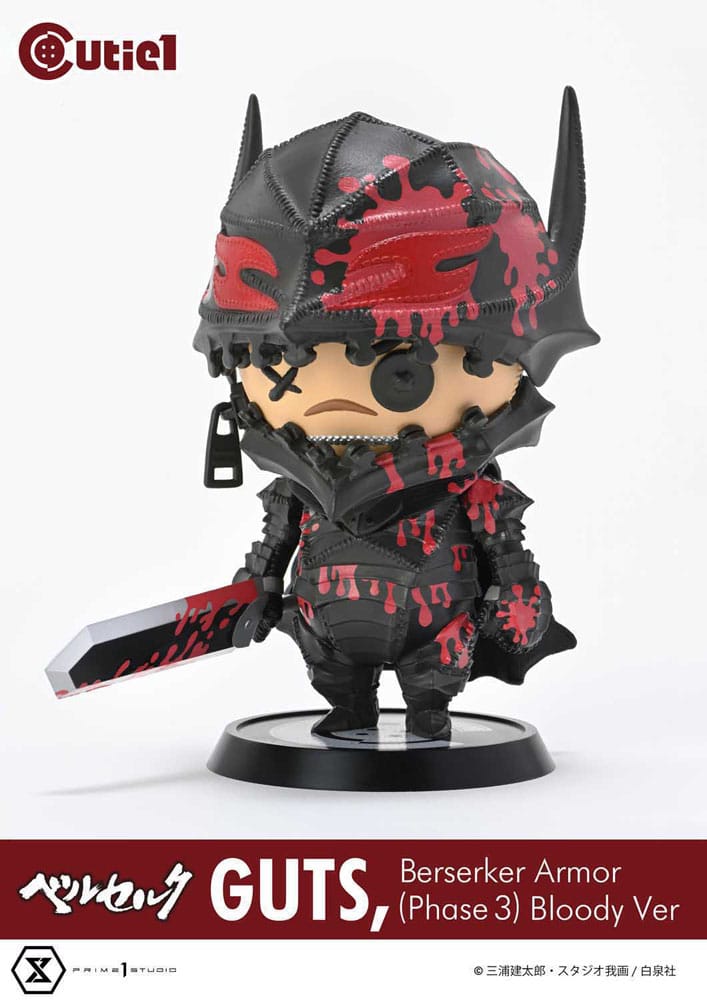 Berserk Cutie1 PVC Figur Guts Berserker Armor (Phase 3) Bloody Ver. 12 cm