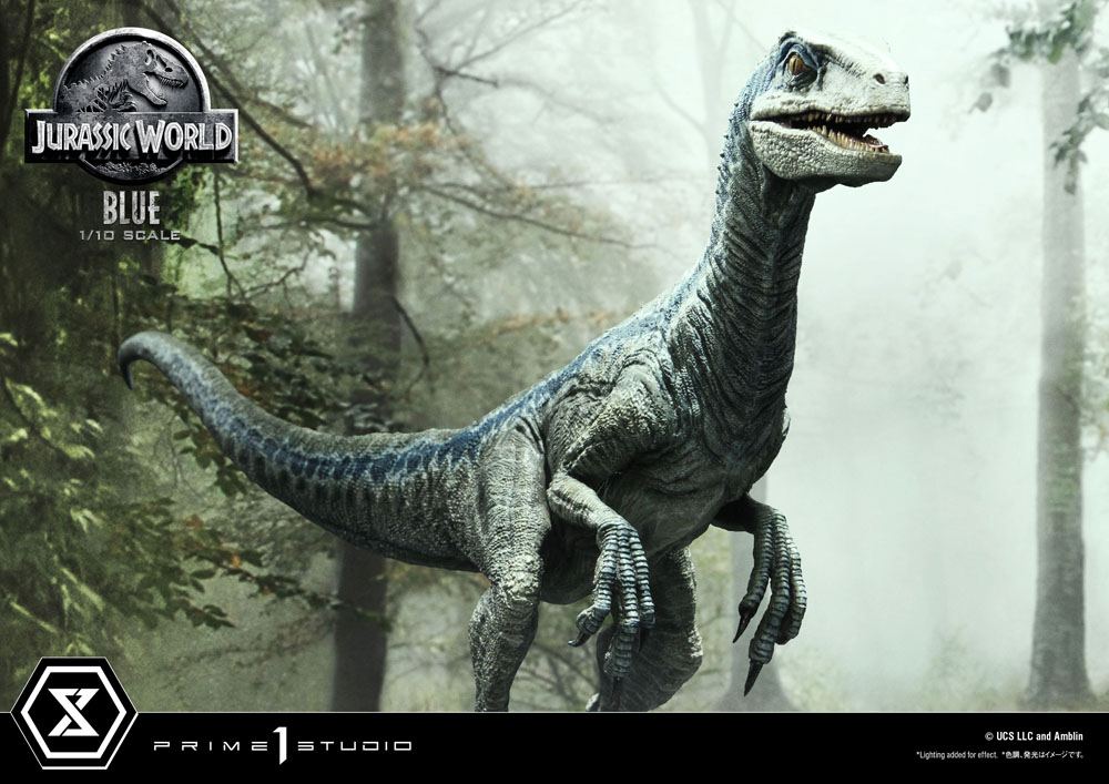 Jurassic World: Fallen Kingdom Prime Collectibles Statue 1/10 Blue (Open Mouth Version) 17 cm