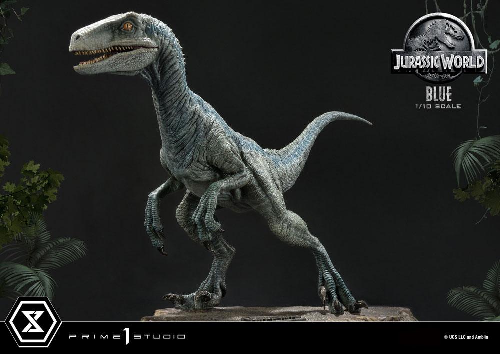 Jurassic World: Fallen Kingdom Prime Collectibles Statue 1/10 Blue (Open Mouth Version) 17 cm