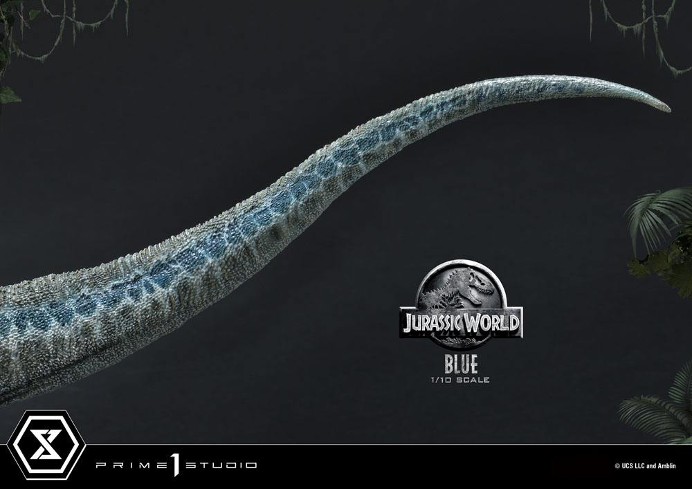 Jurassic World: Fallen Kingdom Prime Collectibles Statue 1/10 Blue (Open Mouth Version) 17 cm