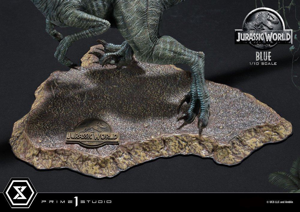 Jurassic World: Fallen Kingdom Prime Collectibles Statue 1/10 Blue (Open Mouth Version) 17 cm