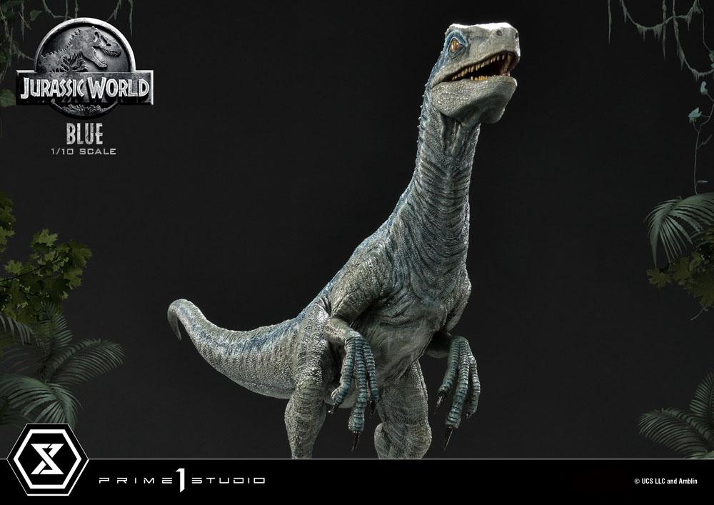 Jurassic World: Fallen Kingdom Prime Collectibles Statue 1/10 Blue (Open Mouth Version) 17 cm