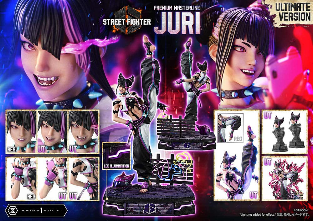 Street Fighter 6 Premium Masterline Series Statue 1/4 Juri Ultimate Bonus Version 58 cm           
