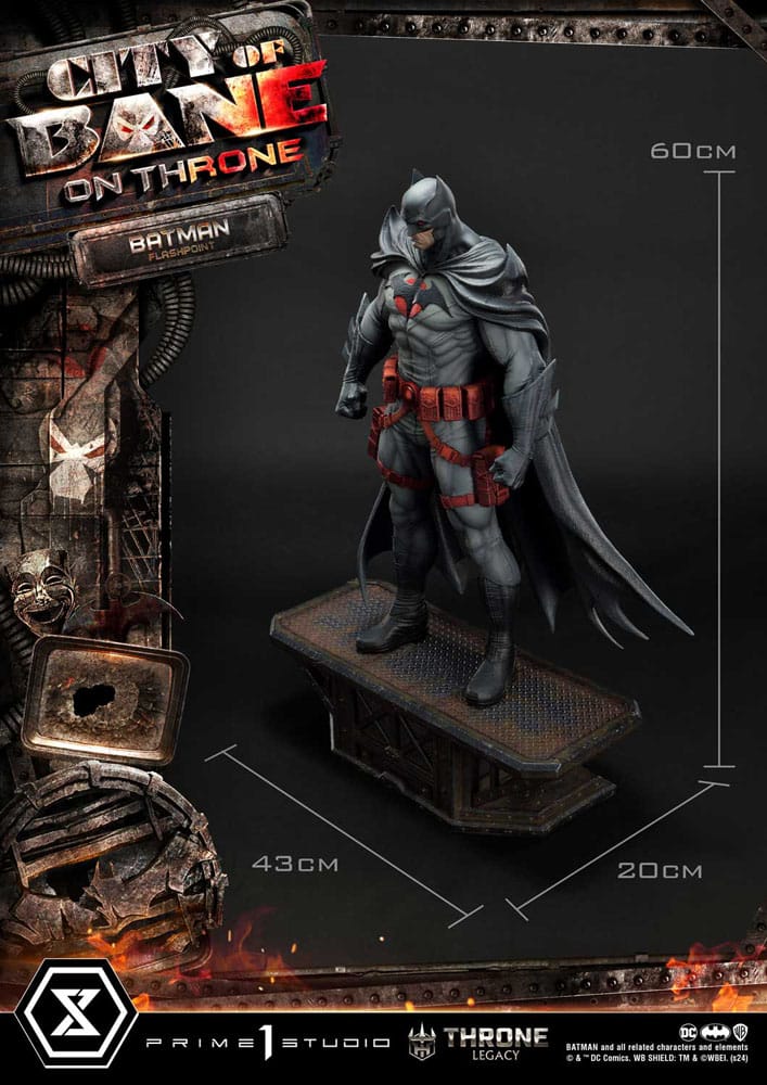 DC Comics Throne Legacy Collection Statue 1/4 Flashpoint Batman 60 cm