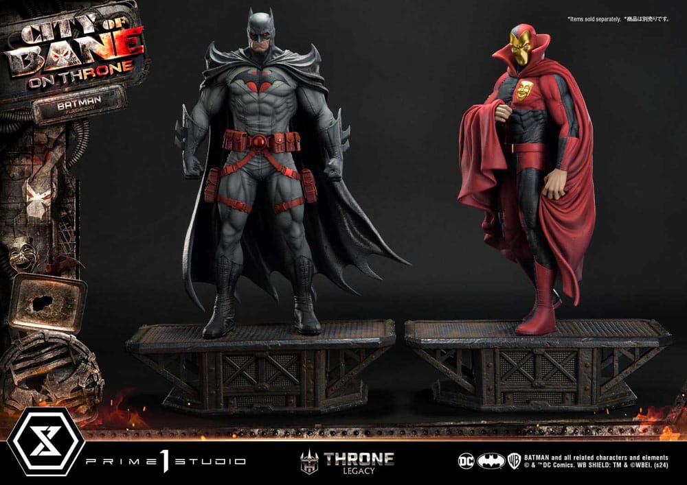 DC Comics Throne Legacy Collection Statue 1/4 Flashpoint Batman Bonus Version 60 cm