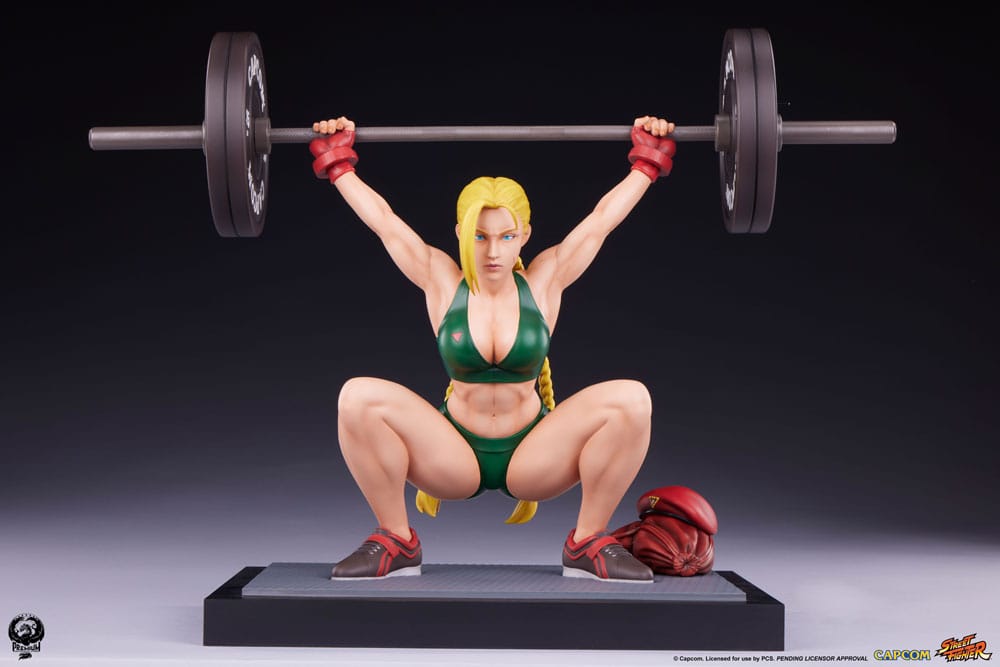 Street Fighter Premier Series Statue 1/4 Cammy: Powerlifting 41 cm