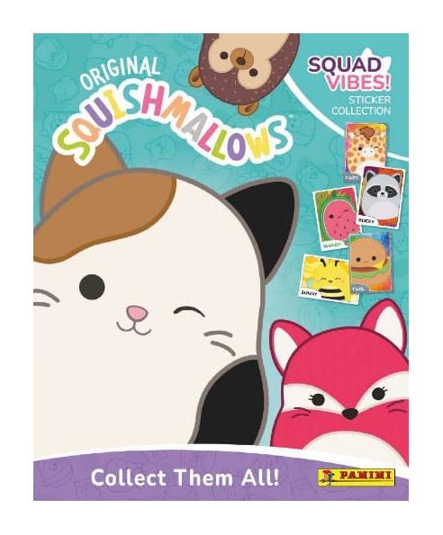 Squishmallows: Squad Vibes Sticker Collection Sticker Album *Deutsche Version*