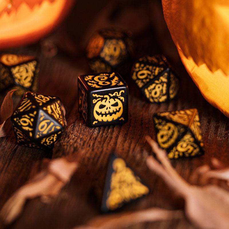 Halloween Würfel Set Pumpkin Jack O'Lantern (7)