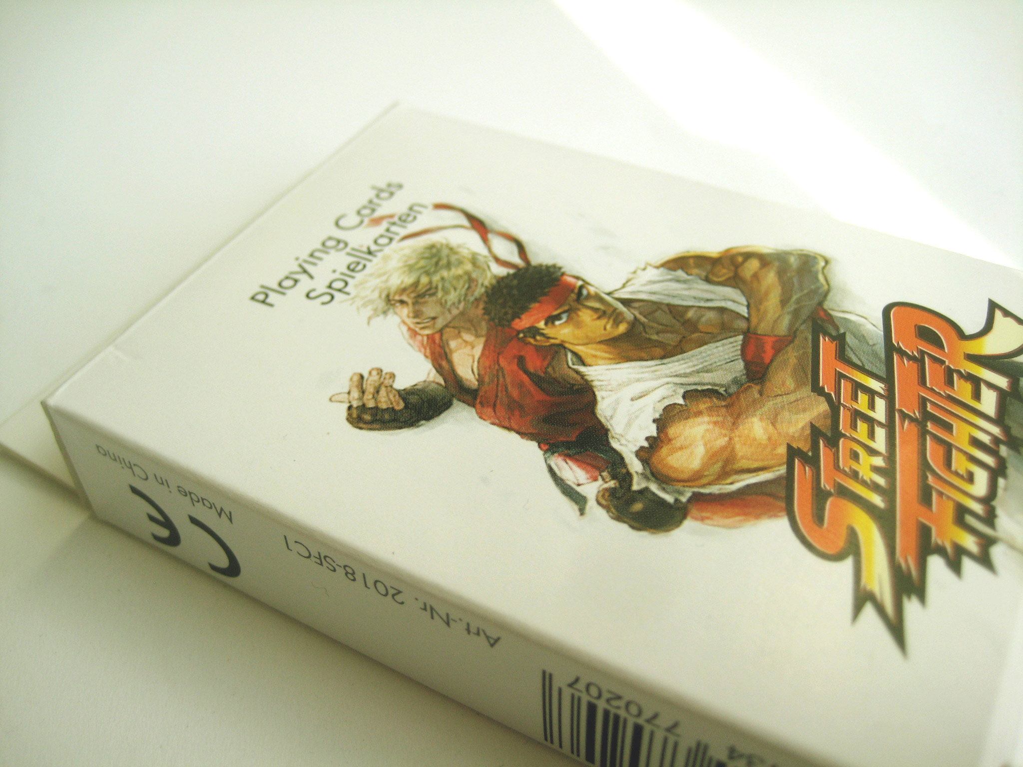 Street Fighter Spielkarten Characters