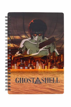 Ghost in the Shell Notizbuch mit 3D-Effekt City