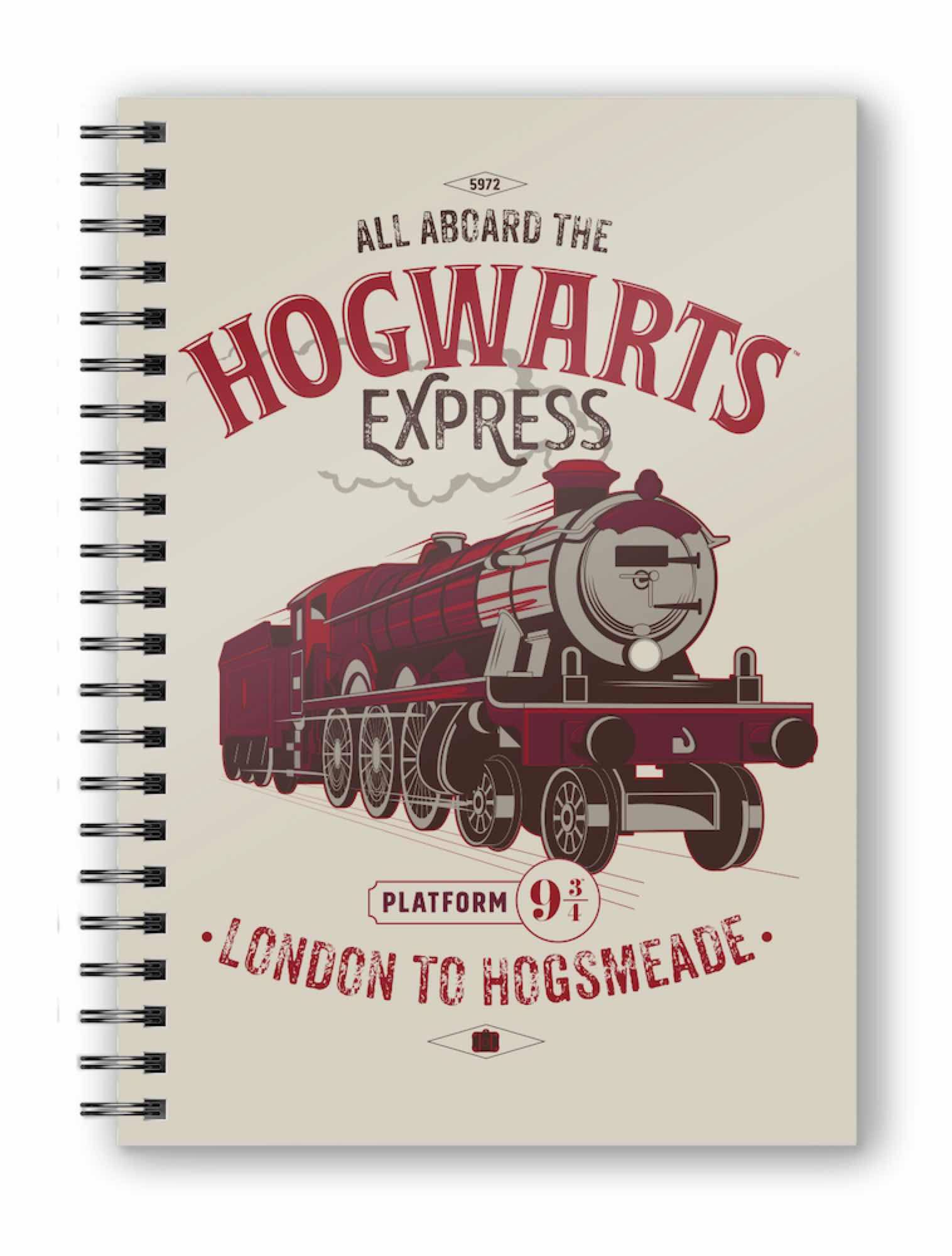 Harry Potter Notizbuch mit 3D-Effekt All Aboard the Hogwarts Express