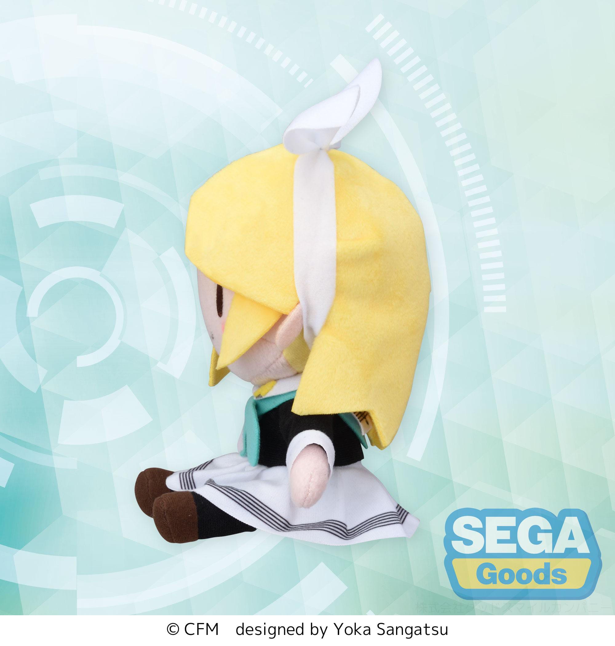Character Vocal Series 02: Kagamine Rin/Len Fuwa Petit Mini Plüschfigur Kagamine Rin Uniform Ver. (EX) 16 cm    